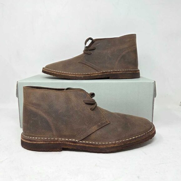 New 10 J.Crew MacAlister boots in leather Estate Brown suede main image 13